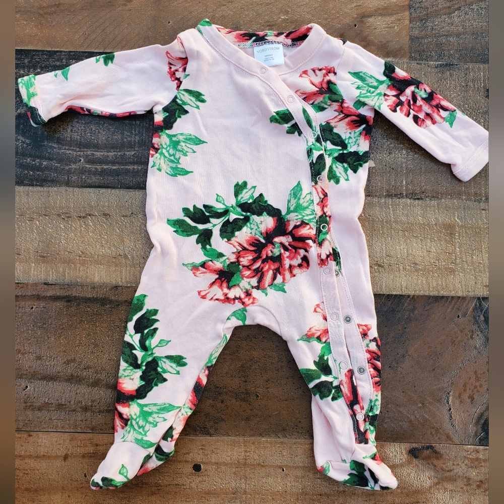 Nordstrom Newborn Floral Sleeper